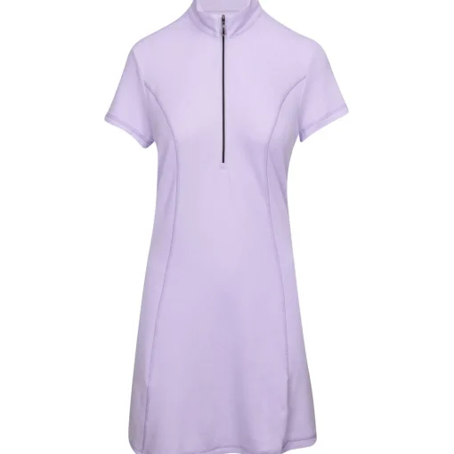 Greg Norman Elodie Half-Zip Dress Polo Short Sleeve Golf Apparel