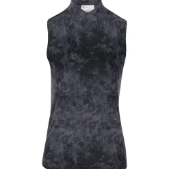 Greg Norman Emma S/L Ethereal Print Mock Shirt Polo Short Sleeve Golf Apparel