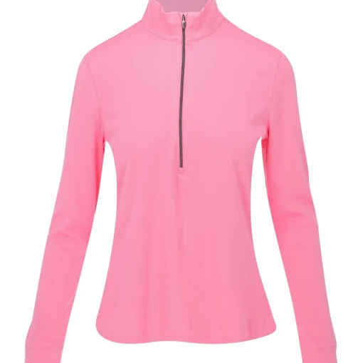Greg Norman Fairway 1/2 Zip Mock Outerwear Pullover Golf Apparel