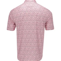 Greg Norman Foliage ML75 Stretch Polo Shirt Polo Short Sleeve Golf Apparel