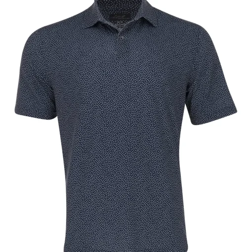 Greg Norman Fossil Shark ML75 Stretch Shirt Polo Short Sleeve Golf Apparel