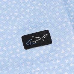 Greg Norman Fossil Shark ML75 Stretch Shirt Polo Short Sleeve Golf Apparel