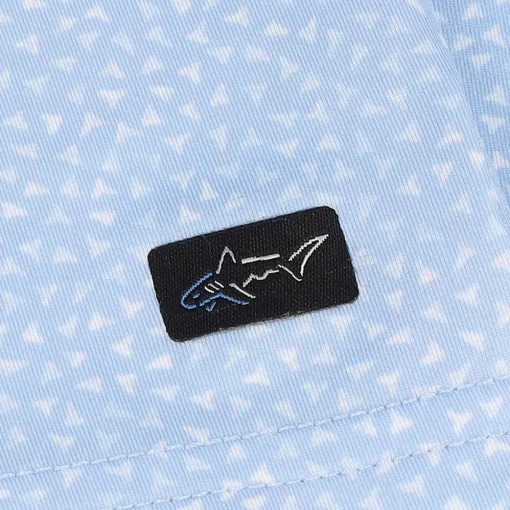 Greg Norman Fossil Shark ML75 Stretch Shirt Polo Short Sleeve Golf Apparel