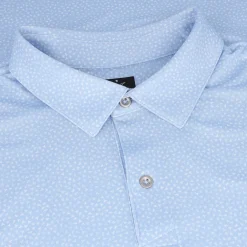 Greg Norman Fossil Shark ML75 Stretch Shirt Polo Short Sleeve Golf Apparel