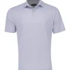Greg Norman Fossil Shark ML75 Stretch Shirt Polo Short Sleeve Golf Apparel