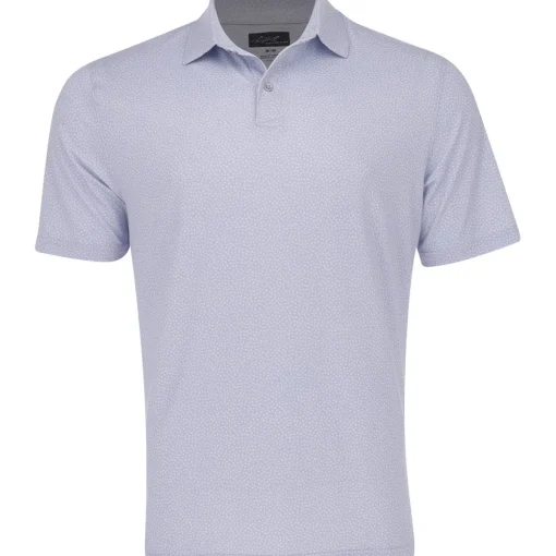 Greg Norman Fossil Shark ML75 Stretch Shirt Polo Short Sleeve Golf Apparel