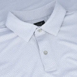 Greg Norman Fossil Shark ML75 Stretch Shirt Polo Short Sleeve Golf Apparel