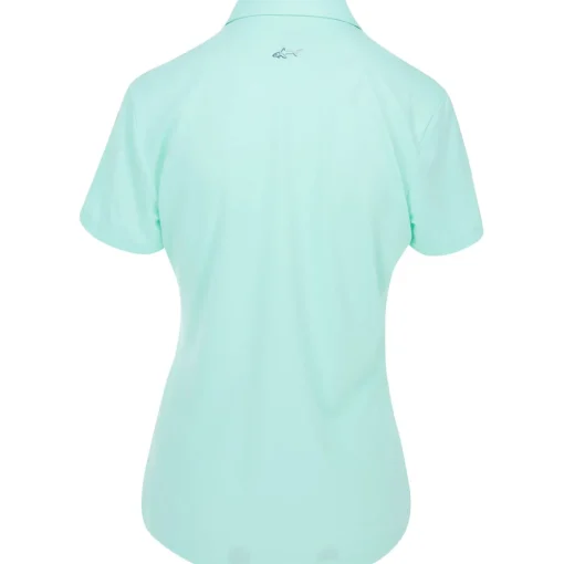 Greg Norman Freedom Micro Pique Shirt Polo Short Sleeve Golf Apparel