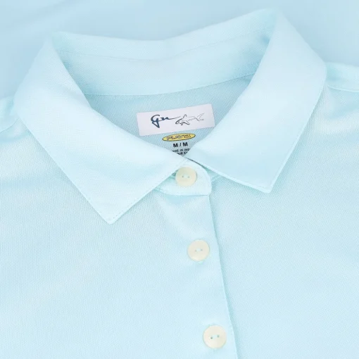 Greg Norman Freedom Micro Pique Shirt Polo Short Sleeve Golf Apparel
