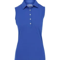 Greg Norman Freedom Micro Pique Sleeveless Shirt Polo Short Sleeve Golf Apparel