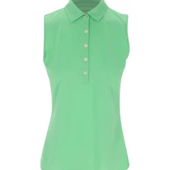 Greg Norman Freedom Micro Pique Sleeveless Shirt Polo Short Sleeve Golf Apparel