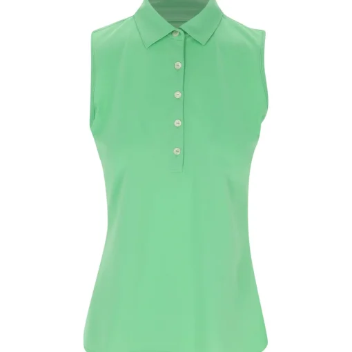 Greg Norman Freedom Micro Pique Sleeveless Shirt Polo Short Sleeve Golf Apparel
