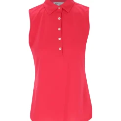 Greg Norman Freedom Micro Pique Sleeveless Shirt Polo Short Sleeve Golf Apparel
