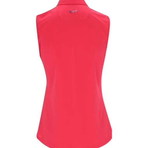 Greg Norman Freedom Micro Pique Sleeveless Shirt Polo Short Sleeve Golf Apparel