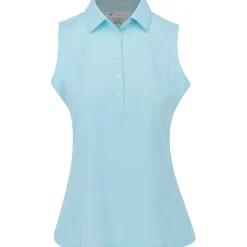 Greg Norman Freedom Micro Pique Sleeveless Shirt Polo Short Sleeve Golf Apparel