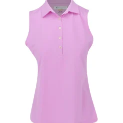 Greg Norman Freedom Micro Pique Sleeveless Shirt Polo Short Sleeve Golf Apparel