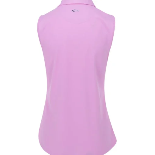 Greg Norman Freedom Micro Pique Sleeveless Shirt Polo Short Sleeve Golf Apparel