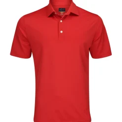 Greg Norman Freedom Micro Pique Shirt Polo Short Sleeve Golf Apparel