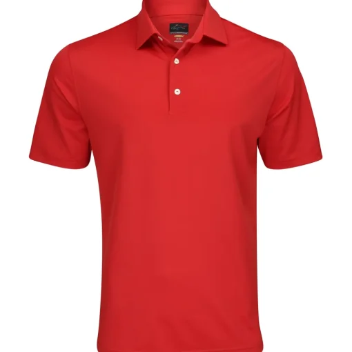 Greg Norman Freedom Micro Pique Shirt Polo Short Sleeve Golf Apparel