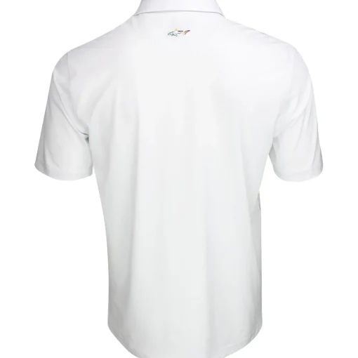 Greg Norman Freedom Micro Pique Shirt Polo Short Sleeve Golf Apparel