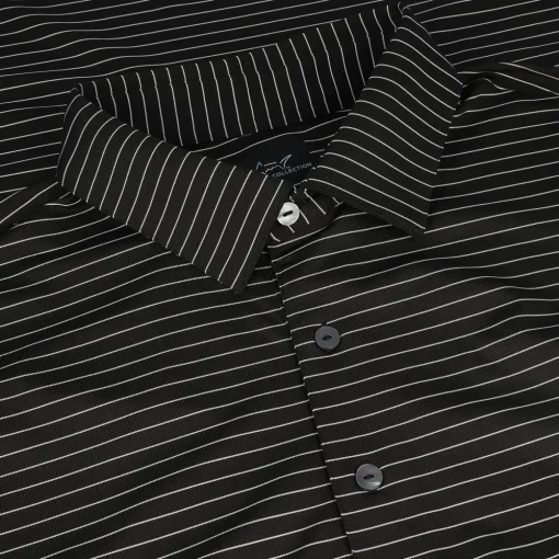 Greg Norman Freedom Micro Pique Feeder Stripe Shirt Polo Short Sleeve Golf Apparel