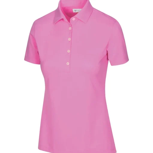 Greg Norman Freedom Micro Pique Stretch Shirt Polo Short Sleeve Golf Apparel