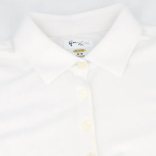 Greg Norman Freedom Micro Pique Stretch Shirt Polo Short Sleeve Golf Apparel