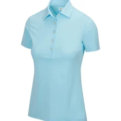 Greg Norman Freedom Micro Pique Stretch Shirt Polo Short Sleeve Golf Apparel