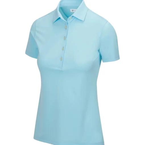 Greg Norman Freedom Micro Pique Stretch Shirt Polo Short Sleeve Golf Apparel