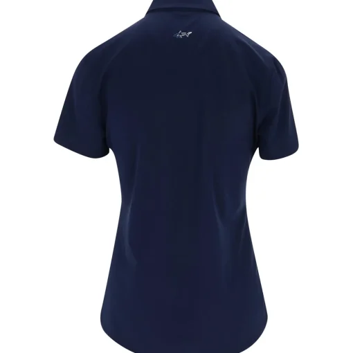 Greg Norman Freedom Micro Pique Stretch Shirt Polo Short Sleeve Golf Apparel