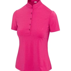 Greg Norman Heather Drop Needle Shirt Polo Short Sleeve Golf Apparel