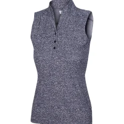 Greg Norman Heathered Dot Shirt Polo Short Sleeve Golf Apparel