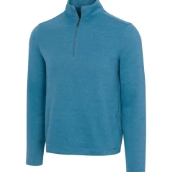 Greg Norman Hideaway Outerwear 1/4 Zip Golf Apparel