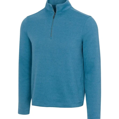 Greg Norman Hideaway Outerwear 1/4 Zip Golf Apparel