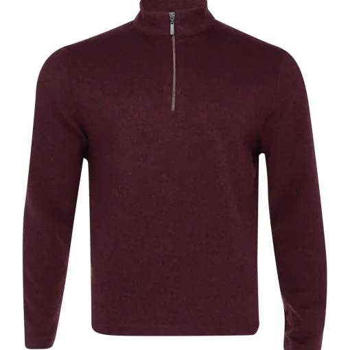 Greg Norman Hideaway Outerwear 1/4 Zip Golf Apparel