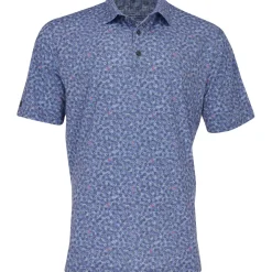 Greg Norman Horseshoe Shirt Polo Short Sleeve Golf Apparel