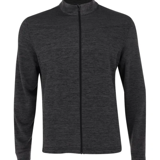 Greg Norman Knit Links Full-Zip Outerwear Jacket Golf Apparel