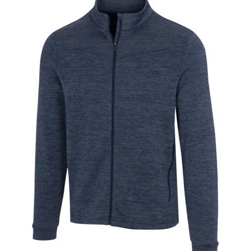 Greg Norman Knit Links Full-Zip Outerwear Jacket Golf Apparel