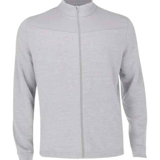 Greg Norman Knit Links Full-Zip Outerwear Jacket Golf Apparel