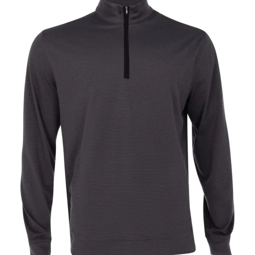 Greg Norman Knit West Bay 1/4 Zip Outerwear Pullover Golf Apparel