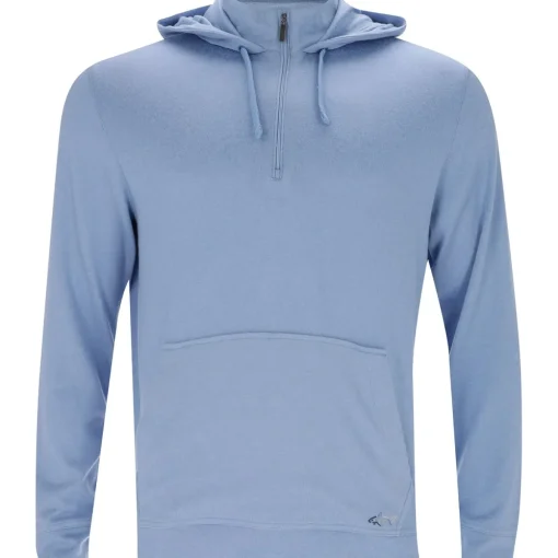 Greg Norman Lab 1/4 Zip Hoodie Outerwear Pullover Golf Apparel