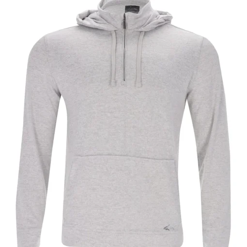 Greg Norman Lab 1/4 Zip Hoodie Outerwear Pullover Golf Apparel
