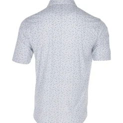 Greg Norman Lab Shark Sketch Shirt Polo Short Sleeve Golf Apparel