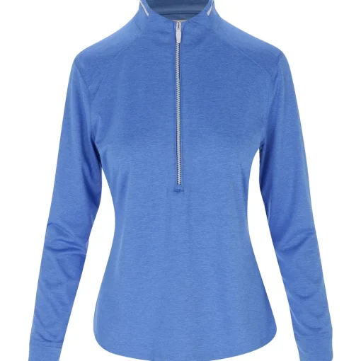 Greg Norman Leaderboard Ultra Stretch Half Zip Outerwear Pullover Golf Apparel
