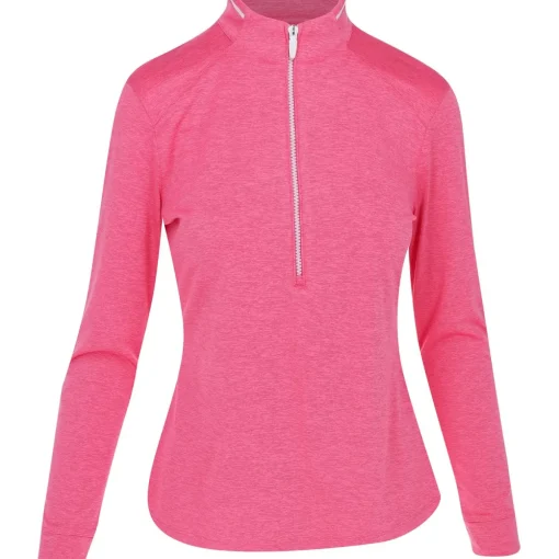 Greg Norman Leaderboard Ultra Stretch Half Zip Outerwear Pullover Golf Apparel