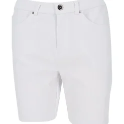 Greg Norman Lexi 7 Inch Stretch Shorts Flat Front Golf Apparel