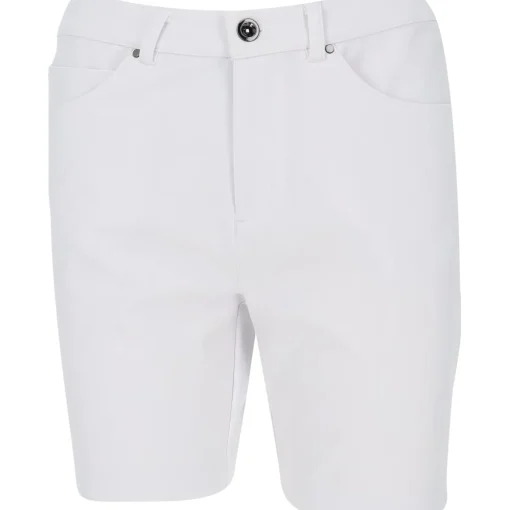 Greg Norman Lexi 7 Inch Stretch Shorts Flat Front Golf Apparel
