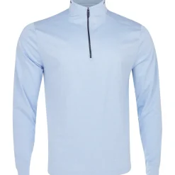 Greg Norman L/S Leaderboard Ultra Stretch Outerwear 1/4 Zip Golf Apparel