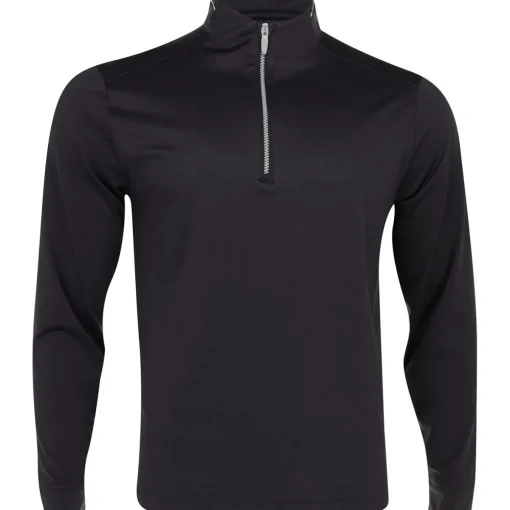 Greg Norman L/S Leaderboard Ultra Stretch Outerwear 1/4 Zip Golf Apparel