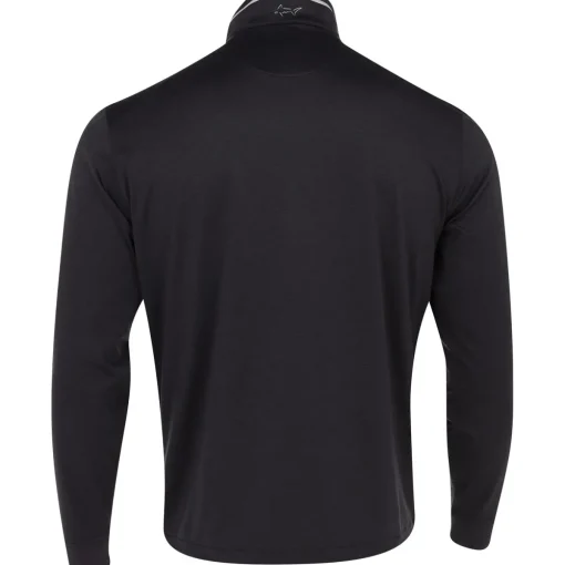 Greg Norman L/S Leaderboard Ultra Stretch Outerwear 1/4 Zip Golf Apparel